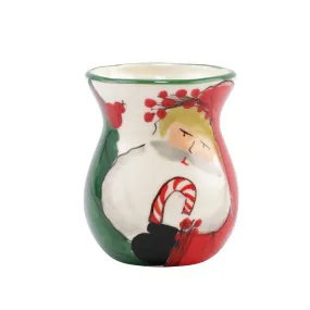 VIETRI Old St. Nick Bud Vase