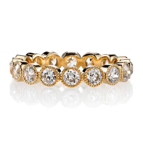 Vintage-Inspired Diamond Eternity Gabby Wedding Band