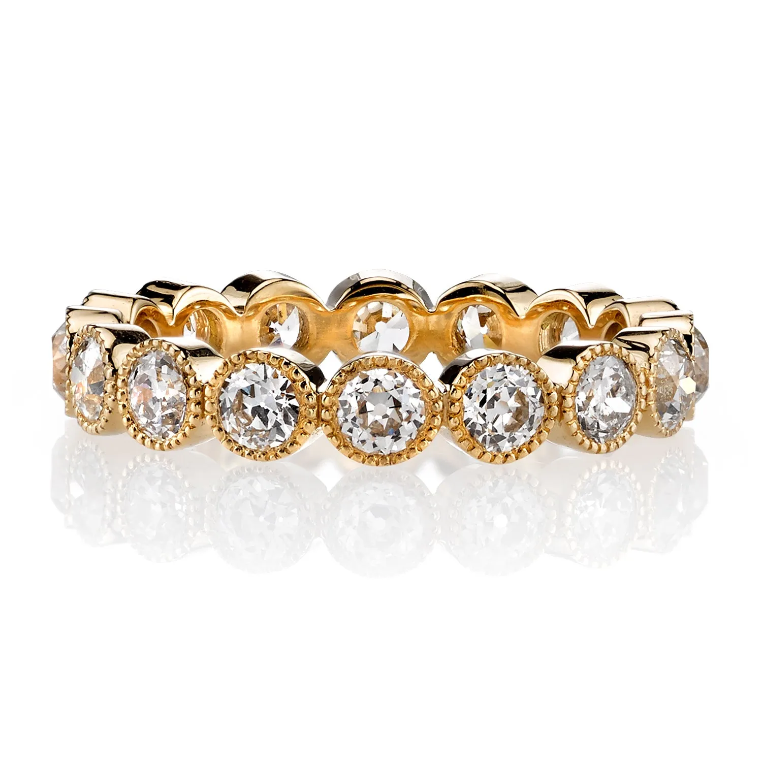 Vintage-Inspired Diamond Eternity Gabby Wedding Band