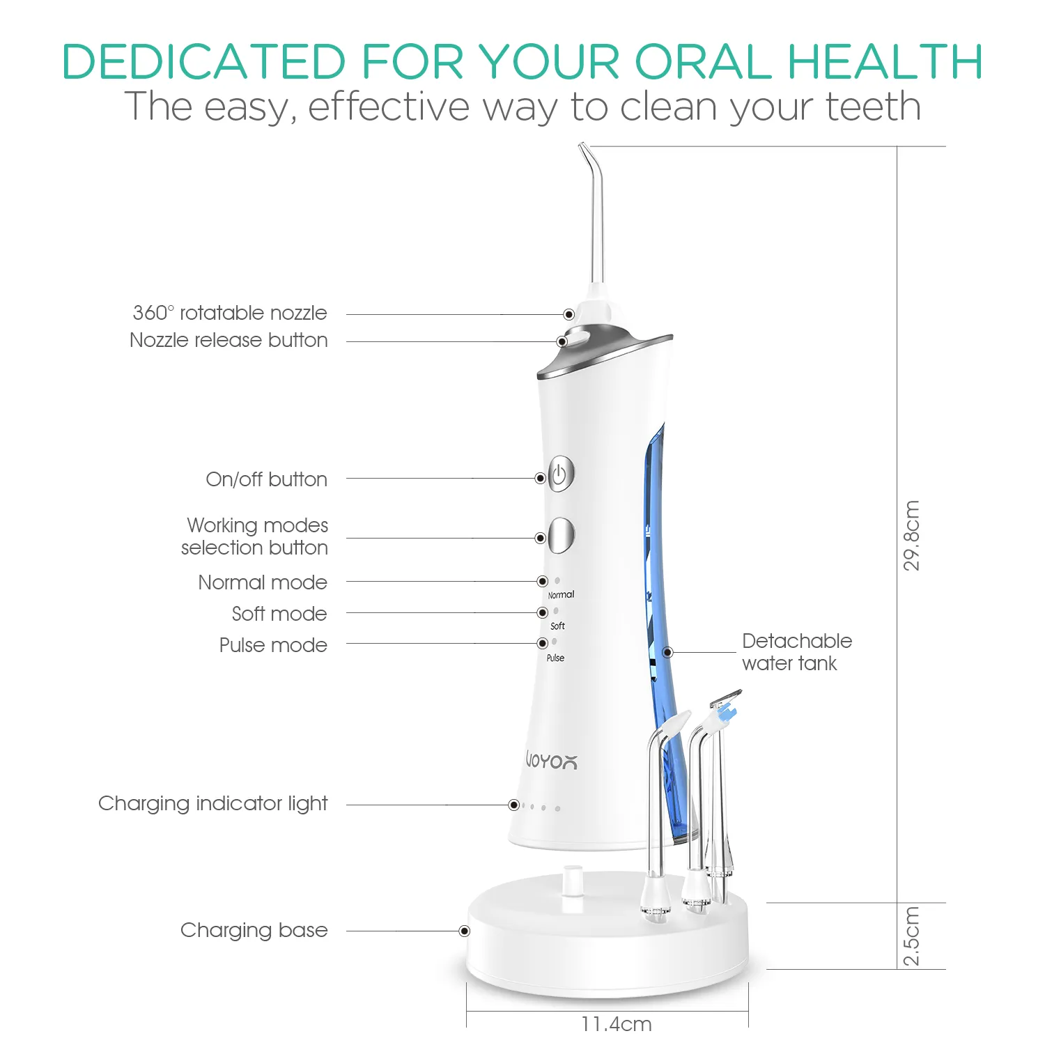 VOYOR-HEALTH Electric Water Flosser  WF300