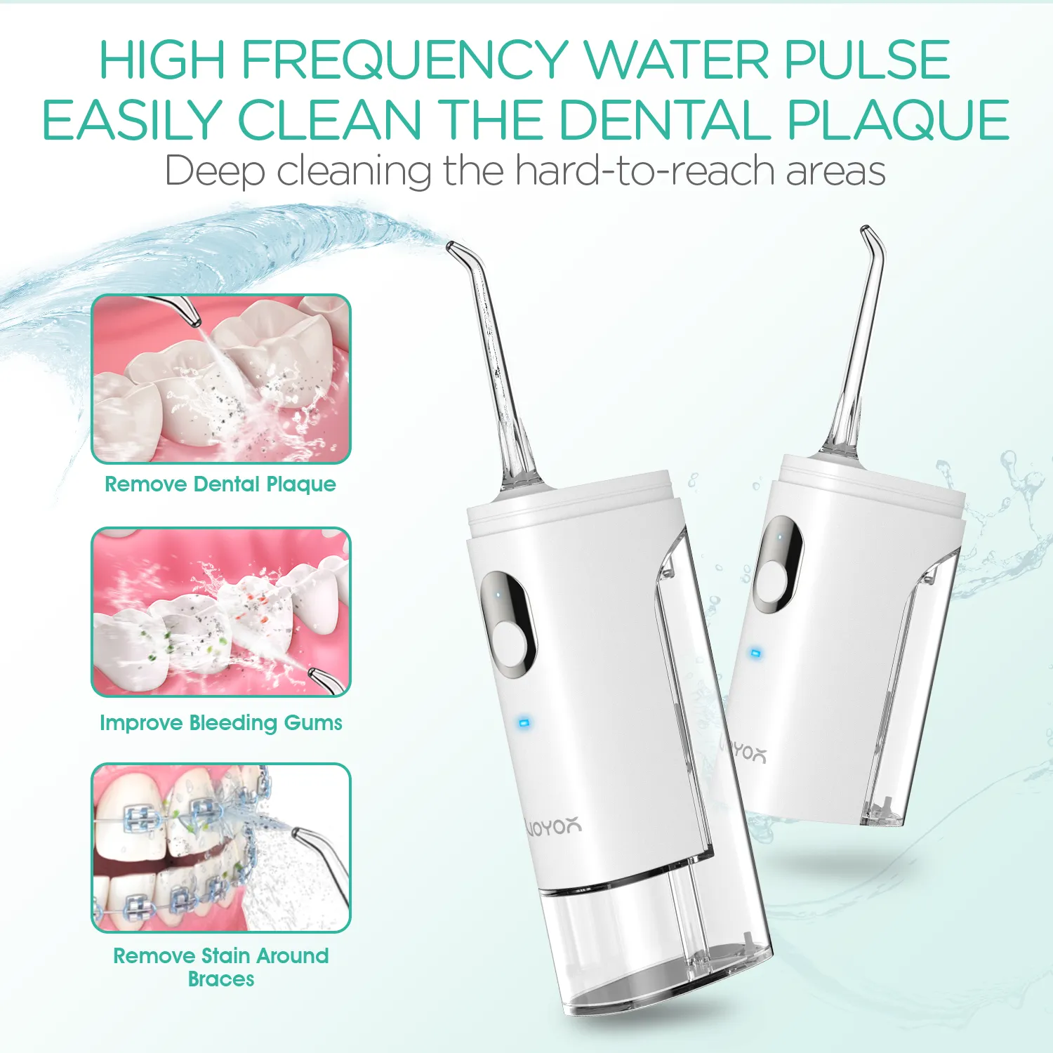 VOYOR Mini Water Flosser for Teeth WF500