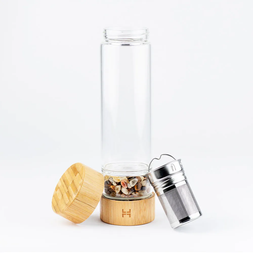 Zen Earth Element Crystal Flask